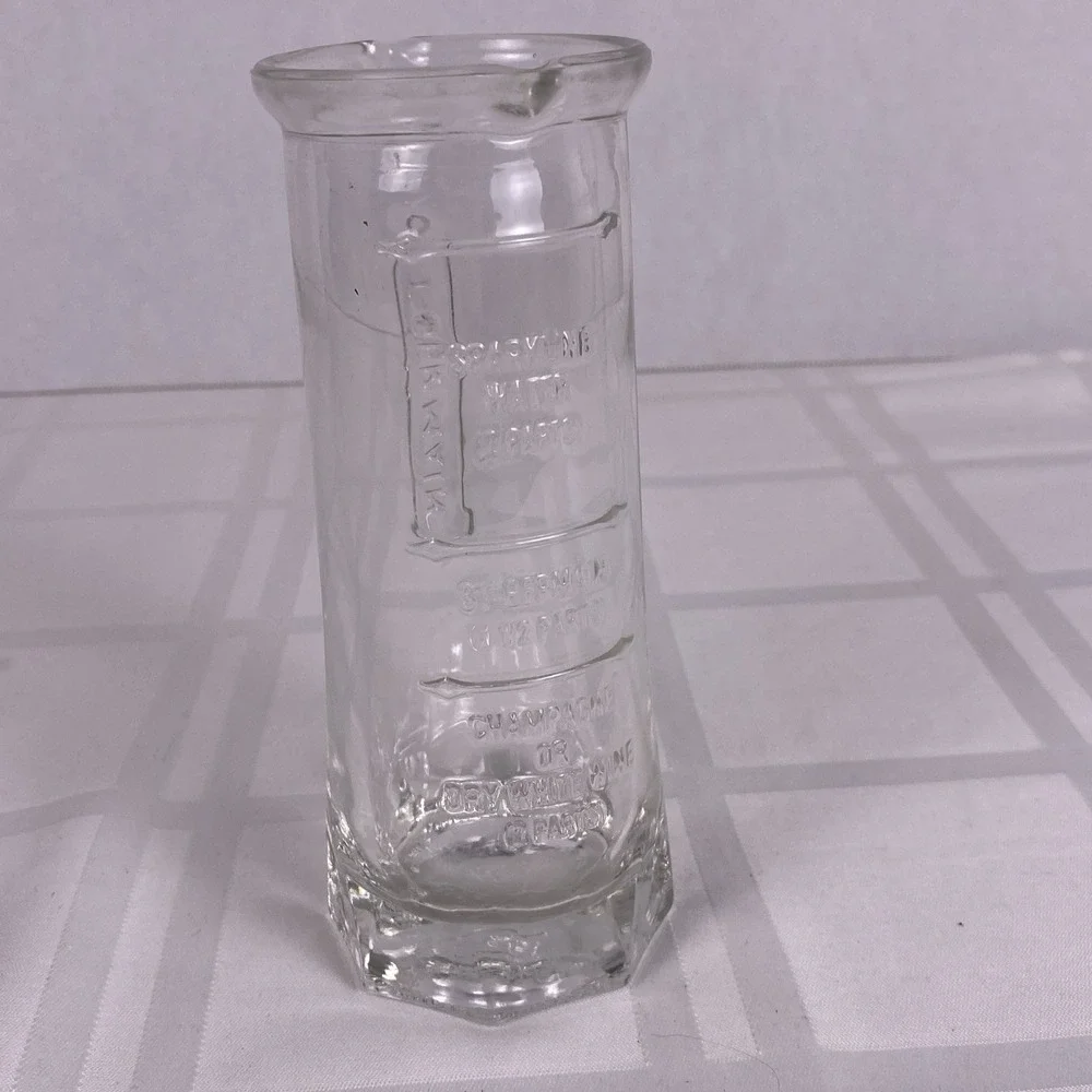 St. Germain Cocktail Mini Carafe Measure Mixer France Vintage Pitcher - Picture 2 of 3